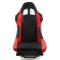 Krēsls Monza, melns/sarkans, + sliedes, āda
